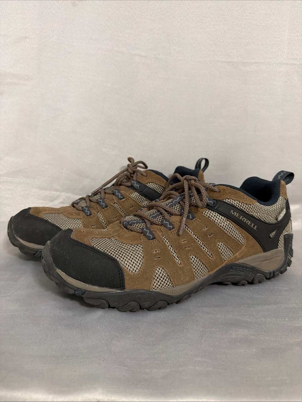 Merrell Men's Accentor 3 WP Hiking Shoes Otter/ebony 11 US Outdoor Gorpcore